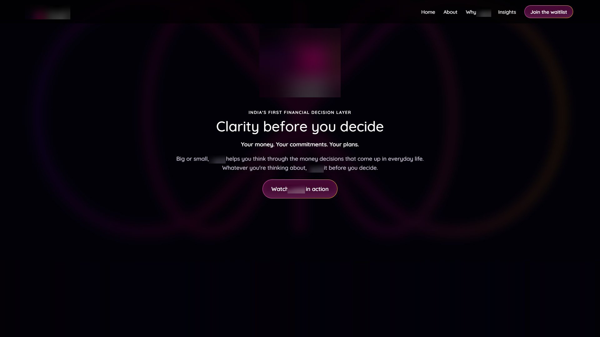 Fintech Website with a Custom Content Admin
