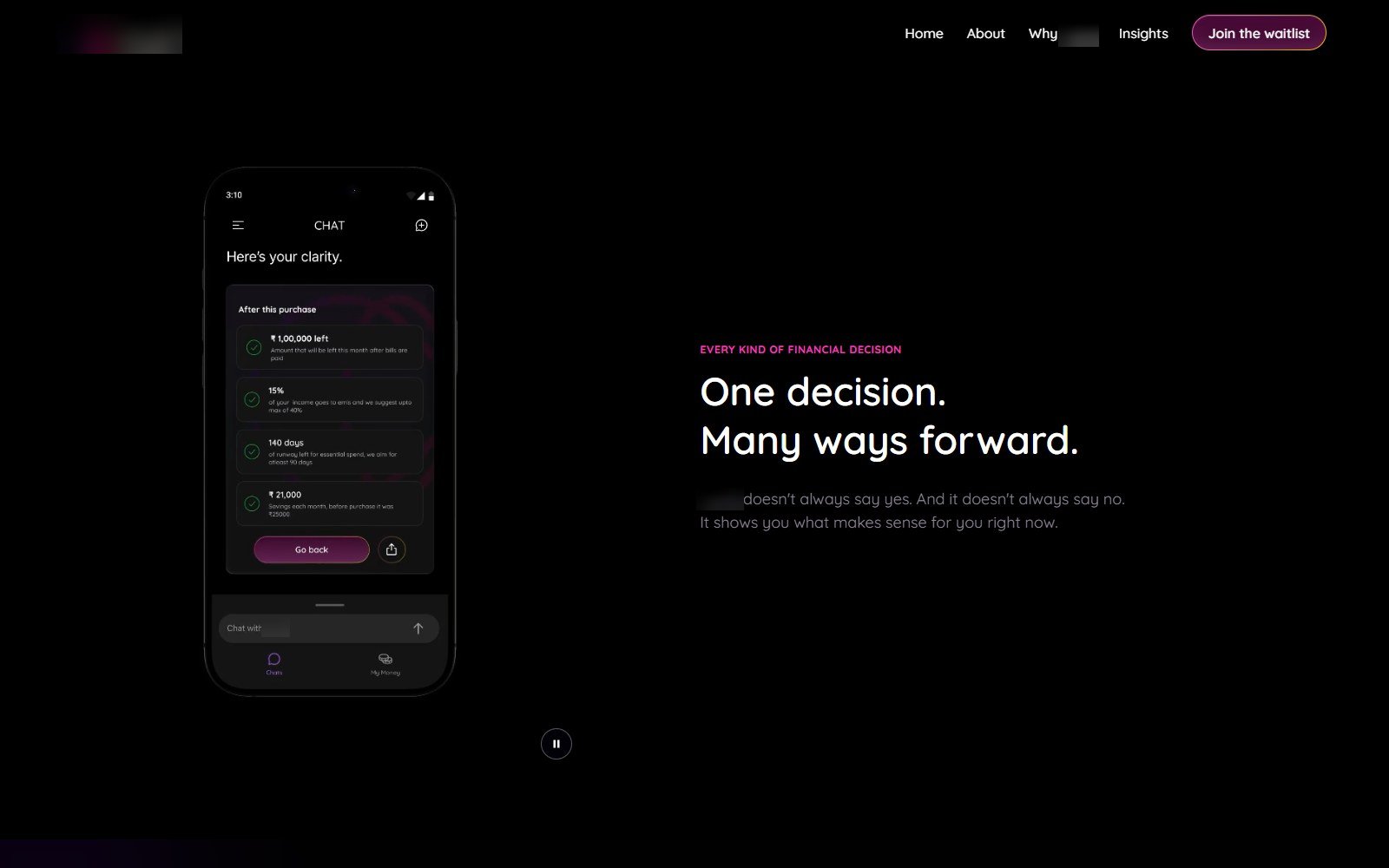 Fintech Website with a Custom Content Admin — screenshot 2
