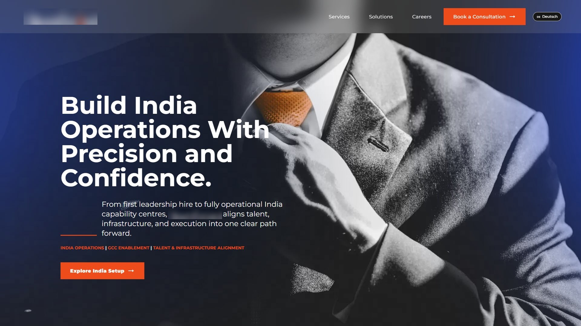 Website and CMS for an India Expansion Consultancy
